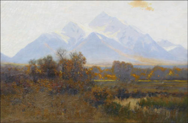Charles Partridge Adams - Mt Princeton Near Nathrop - Oil on Canvas - 24 x 36 inches
