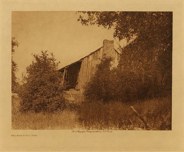 Edward S. Curtis - *50% OFF OPPORTUNITY* Modern Yuki Cabin - Vintage Photogravure - Volume, 9.5 x 12.5 inches