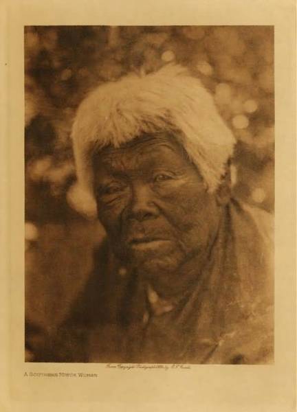 Edward S. Curtis - *50% OFF OPPORTUNITY* A Southern Miwok Woman - Vintage Photogravure - Volume, 12.5 x 9.5 inches