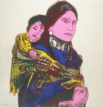 Andy Warhol - Mother and Child - Screenprint - 36 x 36 inches