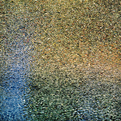 Christopher Burkett - Clearwater River Ripples, Idaho - Cibachrome Photograph - 30 x 30 inches