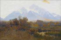 Charles Partridge Adams - Mt Princeton Near Nathrop - Oil on Canvas - 24 x 36 inches