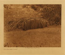 Edward S. Curtis - *50% OFF OPPORTUNITY* The Pigeon - Blind - Yokuts - Vintage Photogravure - Volume, 9.5 x 12.5 inches