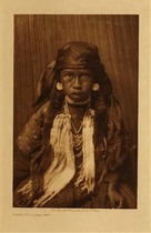Edward S. Curtis - *50% OFF OPPORTUNITY* Young Kalispel Girl - Vintage Photogravure - Volume, 12.5 x 9.5 inches