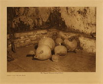 Edward S. Curtis - *50% OFF OPPORTUNITY* Snake Jars in the Kiva - Vintage Photogravure - Volume, 9.5 x 12.5 inches