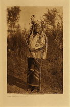 Edward S. Curtis - *50% OFF OPPORTUNITY* Long Time Dog - Hidatsa - Vintage Photogravure - Volume, 12.5 x 9.5 inches