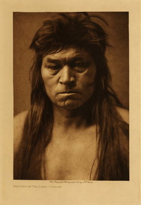 Edward S. Curtis - *50% OFF OPPORTUNITY* Falling On The Land - Cayuse - Vintage Photogravure - Volume, 12.5 x 9.5 inches