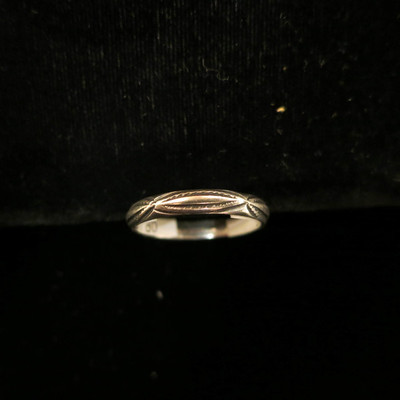 Old Pawn Jewelry - *75% OFF OPPORTUNITY* Sterling Stamped Ring - Sterling Silver - 8