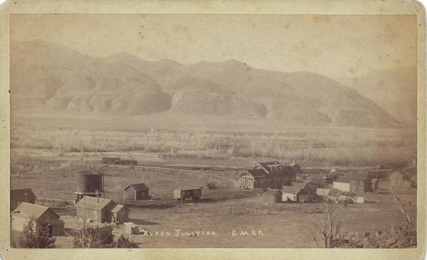 Vintage Aspen Mining Claim Maps and Photographs - Aspen Junction, Colorado (Basalt) - Vintage Boudoir Card - 5 x 8 inches