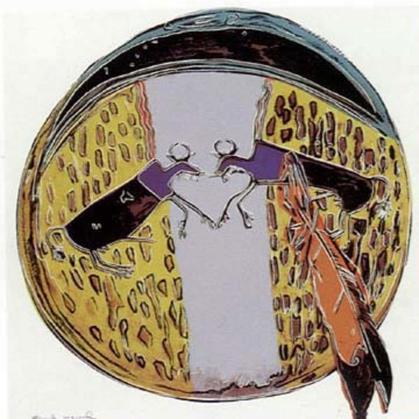 Andy Warhol - Plains Indian Shield - Screenprint - 36 x 36 inches