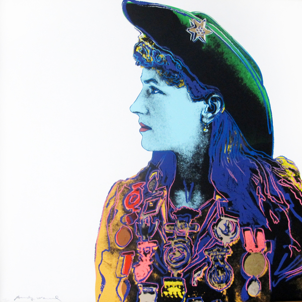 Andy Warhol - Annie Oakley - Screenprint - 36 x 36 inches