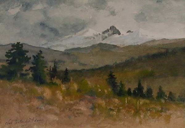 Charles Partridge Adams - Longs Peak, Estes Park border=