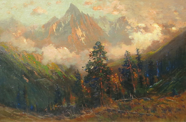 Charles Partridge Adams - Mt. Sneffels - Oil on Canvas - 16 x 24 inches