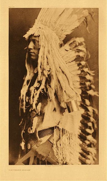Edward S. Curtis - Plate 204 Old Person - Piegan border=