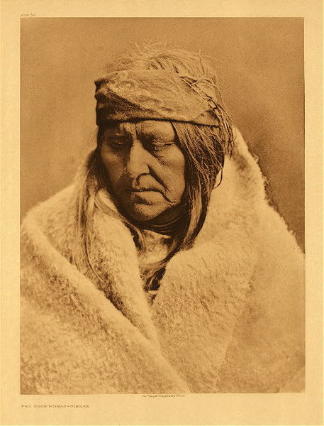 Edward S. Curtis - Plate 190 Two Bear Woman - Piegan border=