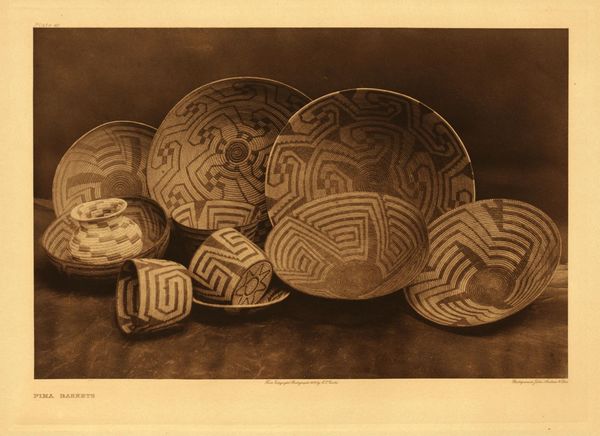 Edward S. Curtis - *40% OFF OPPORTUNITY* Plate 041 Pima Baskets border=
