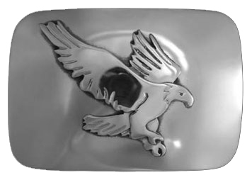 Hayes Silver and Goldsmithing - Belt Buckle: Eagle - Sterling Silver