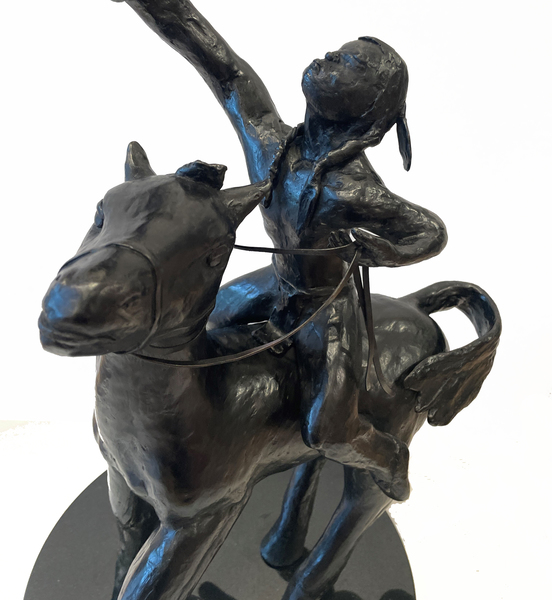 Michael Naranjo - Earth, Fire and Wind - Bronze - 28 1/2 x 16 x 12 inches