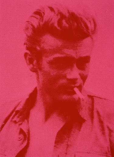 Russell Young - James Dean (Pink/Red) border=