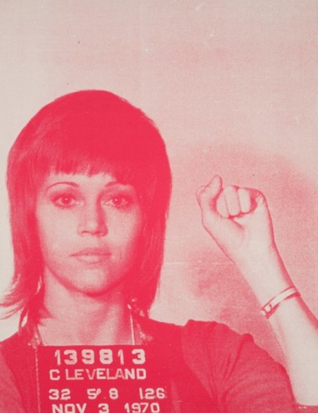 Russell Young - Jane Fonda, Fushia Edition - Screen Print on Paper - 44 1/2 x 35 inches