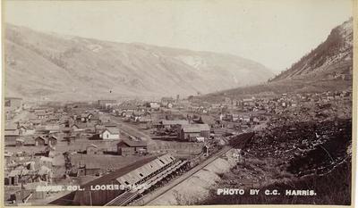 Vintage Aspen Mining Claim Maps and Photographs - Aspen, Colorado looking East - Silver Gelatin Photograph - 4 1/2 x 7 1/2 inches