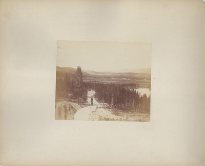 Vintage Aspen Mining Claim Maps and Photographs - View in Turtelotte Park - Albumen Photograph - 8 x 10 inches