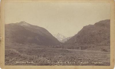 Vintage Aspen Mining Claim Maps and Photographs - Maroon Peak - Aspen, Colorado - Vinatge Boudoir Card - 5 x 8 inches