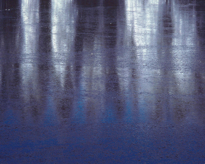 Christopher Burkett - Frozen Lake Reflections - Cibachrome Photograph - 30 x 40 inches