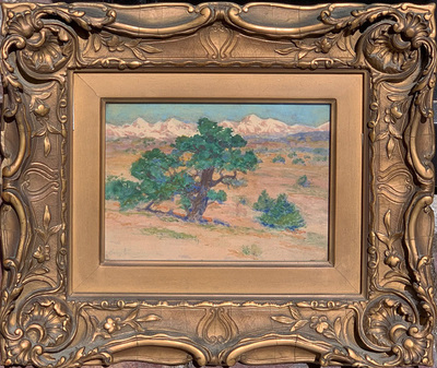 Charles Partridge Adams - Sangre de Cristo Mountains - Watercolor - 5 x 7 inches