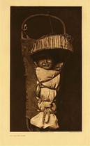  Title:   Plate 017 An Apache Babe , Date: 1903 , Size: Portfolio, 22 x 18 inches , Medium: Vintage Photogravure , Edition: Vintage