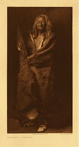  Title:   Plate 101 Black Eagle - Assiniboin , Date: 1908 , Size: Portfolio, 22 x 18 inches , Medium: Vintage Photogravure , Edition: Vintage