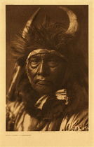  Title:   *40% OFF OPPORTUNITY* Plate 128 Bull Chief , Date: 1908 , Size: Portfolio, 22 x 18 inches , Medium: Vintage Photogravure