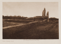  Title: Casa Grande Ruin , Date: 1907 , Size: Volume, 9.5 x 12.5 inches , Medium: Vintage Photogravure , Edition: Vintage