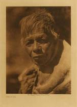  Title: A Wailaki Man , Date: 1924 , Size: Volume, 12.5 x 9.5 inches , Medium: Vintage Photogravure , Edition: Vintage