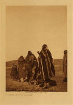  Title: Devotees En Route - Cheyenne , Date: 1910 , Size: Volume, 12.5 x 9.5 inches , Medium: Vintage Photogravure , Edition: Vintage