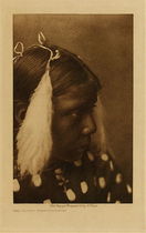 Title:   Red Cloud's Granddaughter , Date: 1907 , Size: Volume, 12.5 x 9.5 inches , Medium: Vintage Photogravure , Edition: Vintage