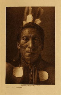  Title: Crow Ghost - Arikara , Date: 1908 , Size: Volume, 12.5 x 9.5 inches , Medium: Vintage Photogravure