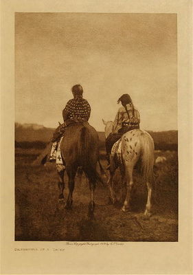  Title:   Daughters of a Chief - Sioux , Date: 1907 , Size: Volume, 12.5 x 9.5 inches , Medium: Vintage Photogravure