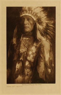  Title:   Eagle Elk - Ogalala , Date: 1908 , Size: Volume, 12.5 x 9.5 inches , Medium: Vintage Photogravure