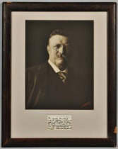 Edward S. Curtis - Theodore Roosevelt - Vintage Silver Print - 15 1/4 x 11 3/8 inches