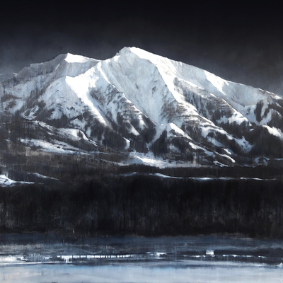 Jared Hankins - Sopris in All Her Glory - Oil on Board - 42 x 42 inches