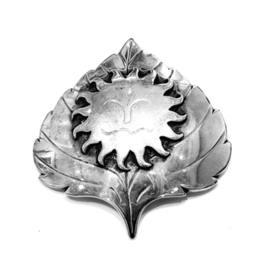  Title: Pin with Sun #9 , Medium: Sterling Silver , Signed: Signed