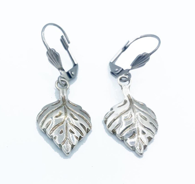 Hayes Silver and Goldsmithing - Aspen Leaf Earrings