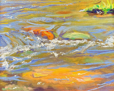 Michael Charron - Watercolor in Oil - Oil on Canvas - 8 x 10 inches
