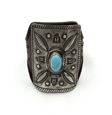 Old Pawn Jewelry - *10% OFF OPPORTUNITY* Small Silver and Turquoise Ketoh