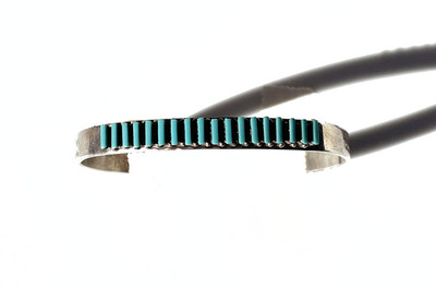  Title: Bracelet: Rare and Unique Zuni Stackable , Medium: Sterling Silver