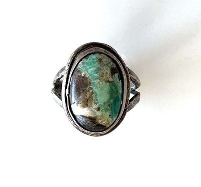 Old Pawn Jewelry - * 50% OFF * Navajo Turquoise Ring