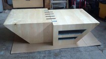 Pete Hajdu - Birdseye Maple Coffee Table - Wood - 13 x 48 x 24 inches