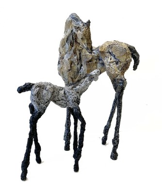  Title: Mira (larger of two, available seperately) , Size: 15 H inches , Medium: Bronze , Signed: Signed , Edition: Edition of 30