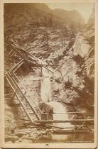  Title: Cheyenne Falls , Date: 1860-1870 , Size: 6.5 x 4 inches , Medium: Cabinet Card